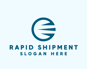 Fast Delivery Circle  logo design