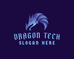 Gaming Dragon Creature logo design