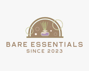 Incense Essential Oil Aroma  logo design