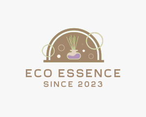 Incense Essential Oil Aroma  logo design