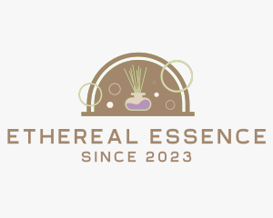 Incense Essential Oil Aroma  logo design