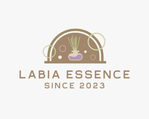 Incense Essential Oil Aroma  logo design