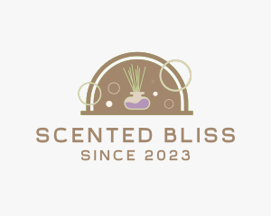 Incense Essential Oil Aroma  logo design