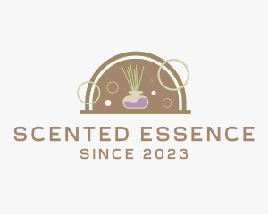 Incense Essential Oil Aroma  logo design