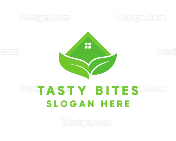 Green House Leaves Logo