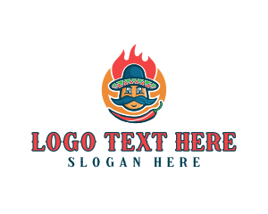 Spicy Chili Mexican logo design