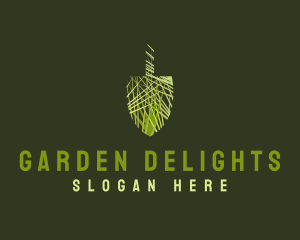 Grass Shovel Landscaping logo design