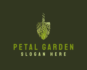 Grass Shovel Landscaping logo design