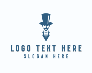 Fashion Top Hat Gentleman logo