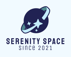 Saturn Space Travel  logo design