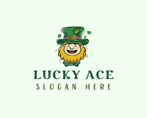 Shamrock Irish Leprechaun logo design