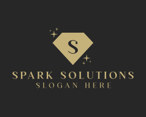 Sparkle Diamond Jewelry logo design