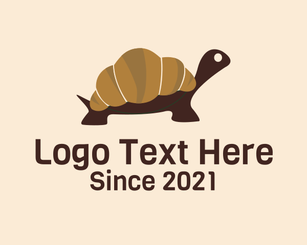 Croissant logo example 4