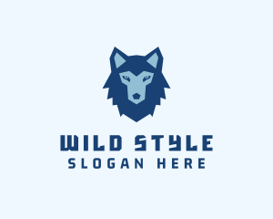 Wild Hunting Wolf logo design