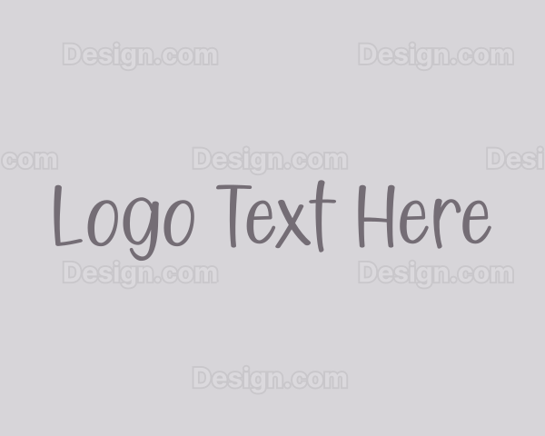 Simple Handwritten Business Logo