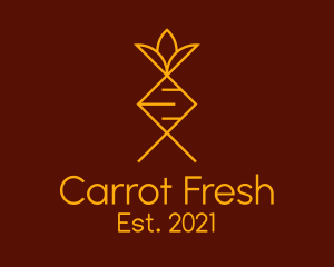 Monoline Carrot Garden logo