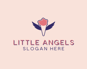 Ice Cream Wings  Logo