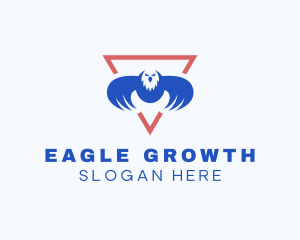 Flying Eagle Triangle logo design