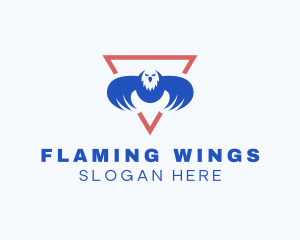 Flying Eagle Triangle logo design