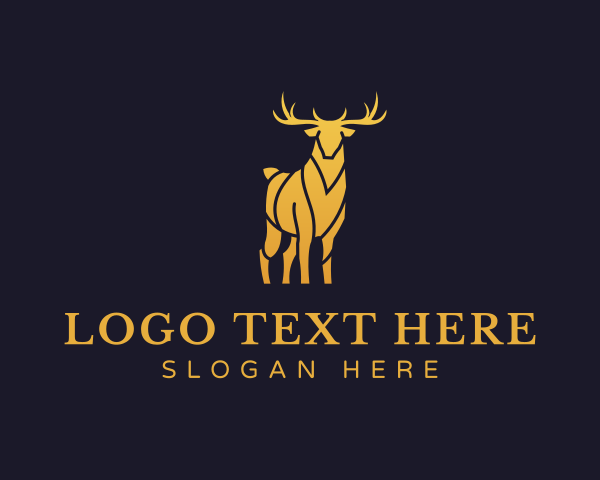 Luxury Deer Wildlife logo