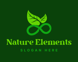 Natural Plant Infinity logo design