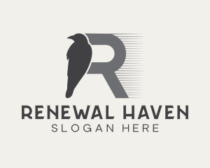 Raven Crow Aviary logo design