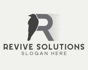 Raven Crow Aviary logo design