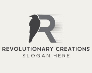 Raven Crow Aviary logo design