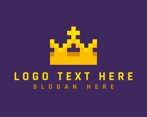 Crown King Pixelated logo