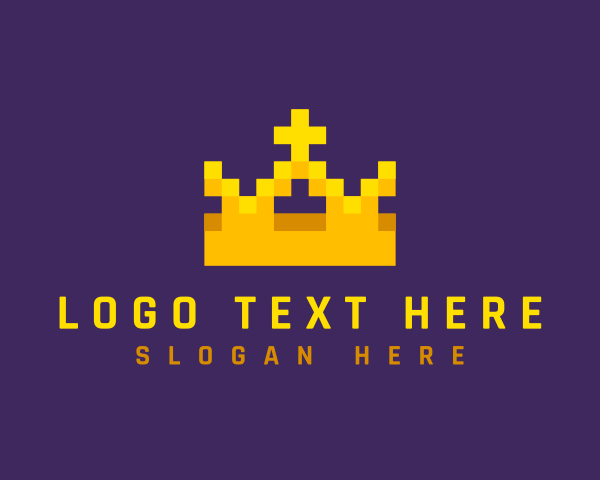 Pixel logo example 1