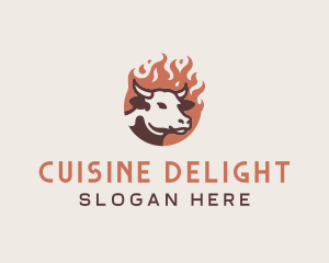 Hot Beef Steakhouse logo design