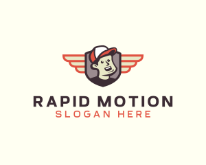 Delivery Guy Wings logo design