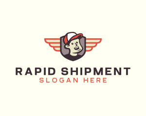 Delivery Guy Wings logo design