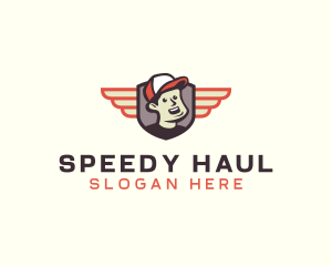 Delivery Guy Wings logo design