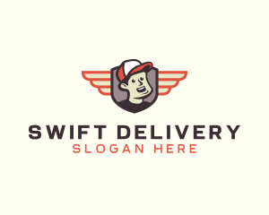 Delivery Guy Wings logo design