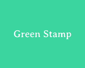 Fresh Green Serif Text logo design