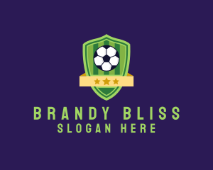 Soccer Ball Team Crest logo design