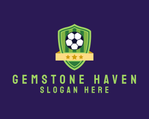 Soccer Ball Team Crest logo design