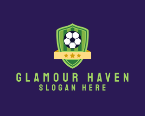 Soccer Ball Team Crest logo