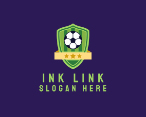 Soccer Ball Team Crest logo design