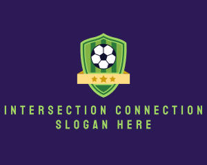 Soccer Ball Team Crest logo design