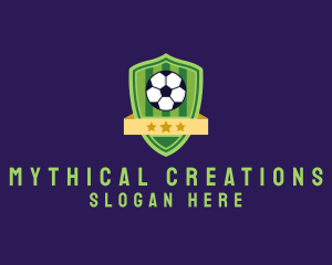 Soccer Ball Team Crest logo design