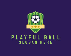 Soccer Ball Team Crest logo design