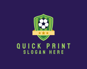 Soccer Ball Team Crest logo design