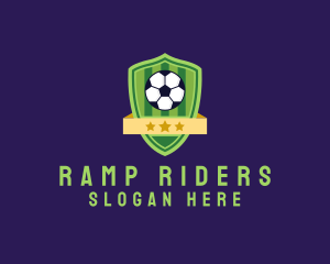 Soccer Ball Team Crest logo design