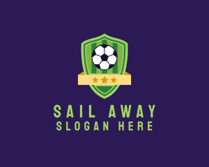 Soccer Ball Team Crest logo design