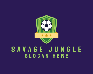 Soccer Ball Team Crest logo design