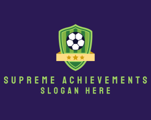 Soccer Ball Team Crest logo design