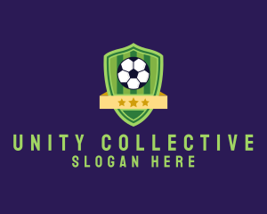 Soccer Ball Team Crest logo design