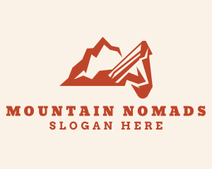 Mountain Excavation Mining logo design